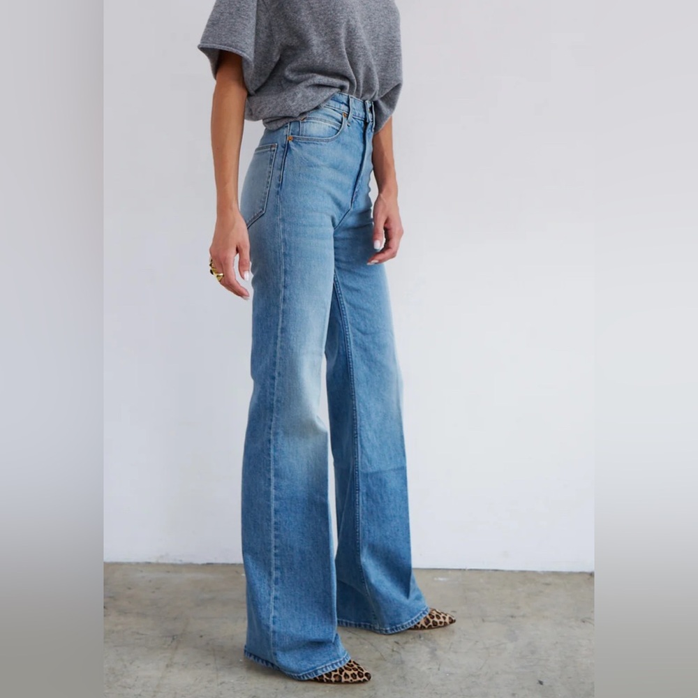 SAMPLE SALE Jamie Haller Crease Jeans in Worn Indigo (Read sizing details.)